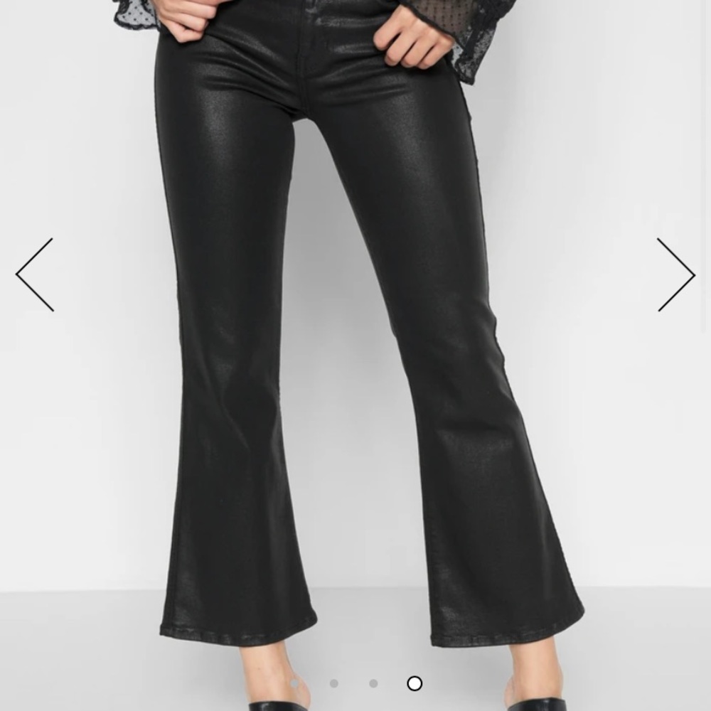 7 for all Mankind - Cropped Ali Jeans Coated Black - Size 27